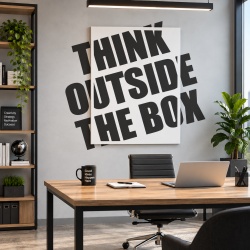 Tablou si Sticker Think Outside The Box