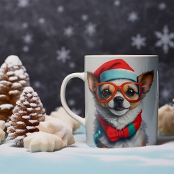Cana De Craciun - Cute Santa Dog - Img 2