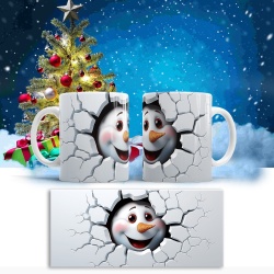 Cana De Craciun - Cute snowman - Img 3