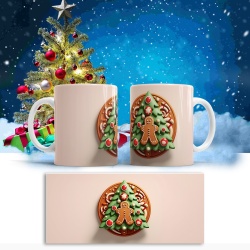 Cana De Craciun - Round Christmas Cookie - Img 2