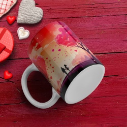 Cana Valentine's Day - Cuplu la apus (efect de pictura) - Img 3
