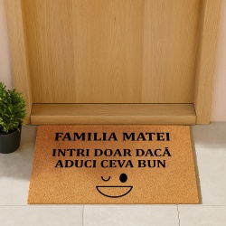 Covor de intrare personalizat - 60x40cm - Intri doar daca aduci ceva bun