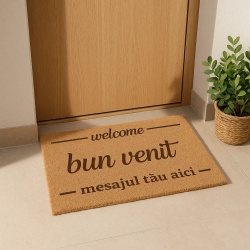 Covor de intrare personalizat - 60x40cm -mesaj 1 rand - Img 3