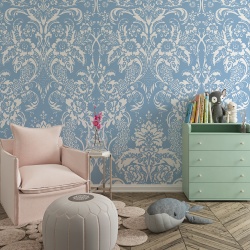 Fototapet Blue Royal Exotic (Arabesque 049) - Img 2