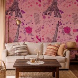 Fototapet Bonjour, Paris (Casual 182)