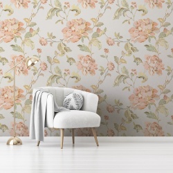 Fototapet Floral - Flori de toamna in culori pastel (Floral 012) - Img 2