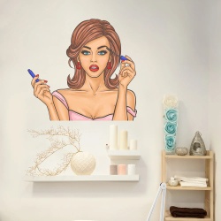 Girl doing make-up - Img 4