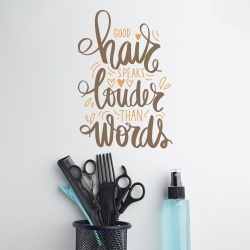 Hair speaks louder than words