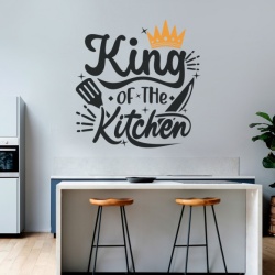 Sticker Bucatarie - King of the kitchen