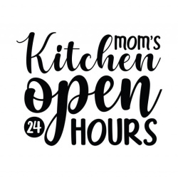 Sticker Bucatarie - Mom's kitchen open 24 hours - Img 2