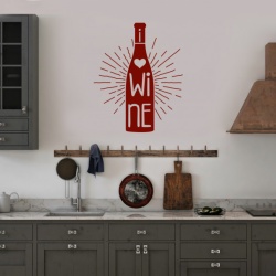 Sticker Bucatarie - Wine bottle - Img 3