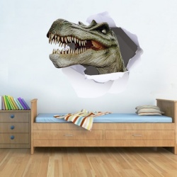 Sticker De Perete Cap De Dinozaur 3d - Img 2
