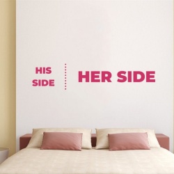Sticker De Perete His Side - Her Side - Img 3