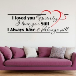 Sticker De Perete I Love You - Img 2