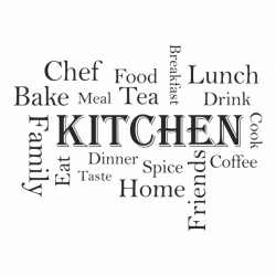 Sticker De Perete Kitchen Words - Img 2