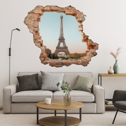 Sticker De Perete Vedere Catre Paris