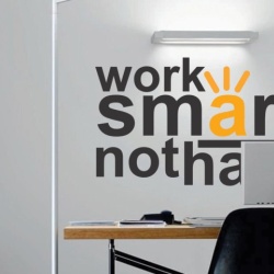 Sticker De Perete Work Smart - Img 3