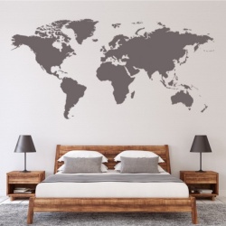 Sticker De Perete World Map Educational - Img 2