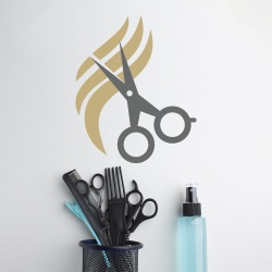 Sticker Frizerie (suvite de par stilizate) - Img 2