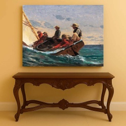 Tablou Canvas "Breezing Up (A Fair Wind)" - Băieți în barcă - Img 3
