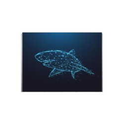Tablou Canvas Cyber Shark - Img 2