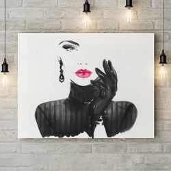Tablou Canvas Dark Lady - Img 3