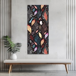 Tablou canvas - Frunze stilizate multicolore (Floral 008)