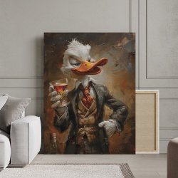 Tablou Canvas Inspirațional - Business Talk (Scrooge McDuck) - Img 1