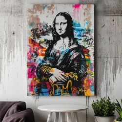 Tablou Canvas Inspirațional - Pop Art Mona Lisa - Img 3