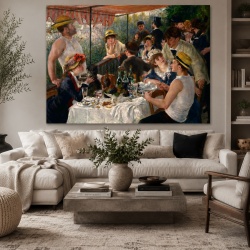 Tablou Canvas "Luncheon of the Boating Party" - Dejunul canotierilor