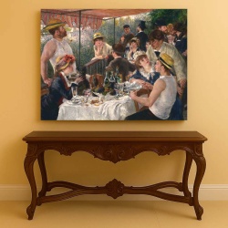 Tablou Canvas "Luncheon of the Boating Party" - Dejunul canotierilor - Img 3