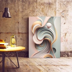 Tablou Canvas Modern Abstract - 3D imaginary ballance - Img 2