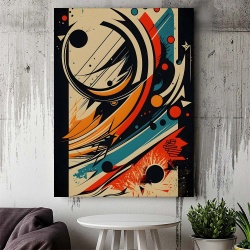 Tablou Canvas Modern Abstract - Abstract cartoon layout - Img 3