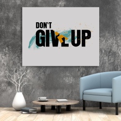 Tablou Canvas Motivational - Don't give up (folded letters)