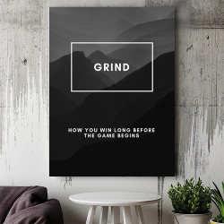 Tablou Canvas Motivational - Grind (definition) - Img 2