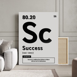 Tablou Canvas Motivational - Success (element on white) - Img 4