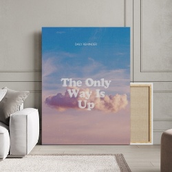 Tablou Canvas Motivational - The only way is up - Img 2