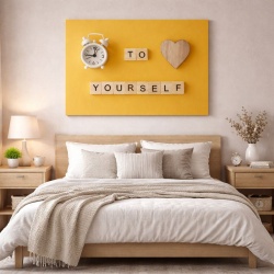 Tablou Canvas Motivational - Time to love yourself