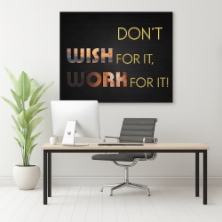 Tablou Canvas Motivational - Work For It!