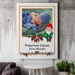 Tablou Canvas Personalizat - Primul meu Craciun (piticut) - Img 2