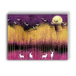 Tablou Canvas Purple Night - Img 3