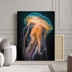 Tablou Canvas Rainbow Jellyfish
