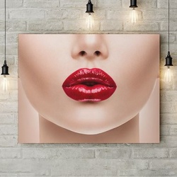 Tablou Canvas Tempting Lips - Img 2
