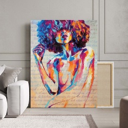 Tablou Canvas - Watercolor Portrait - Img 2