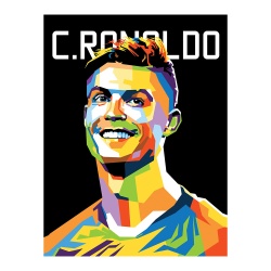 Tablou Fotbalisti Ronaldo - portret stilizat - Img 3
