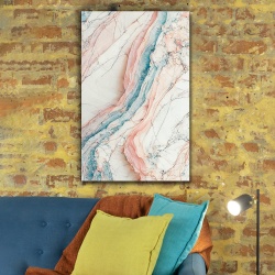 Tablou Marmura cu straturi fluide in nuante pastel (074)
