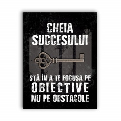 Tablou Motivational - Cheia Succesului (Old Grunge) - Img 4