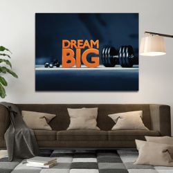 Tablou Motivational - Dream big (workout) - Img 4
