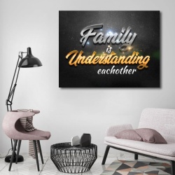Tablou Motivational - Family is understanding - Img 2