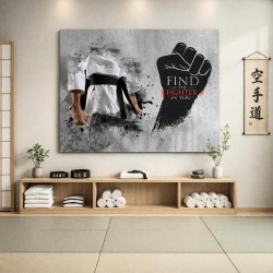 Tablou Motivational - Find the fighter in you